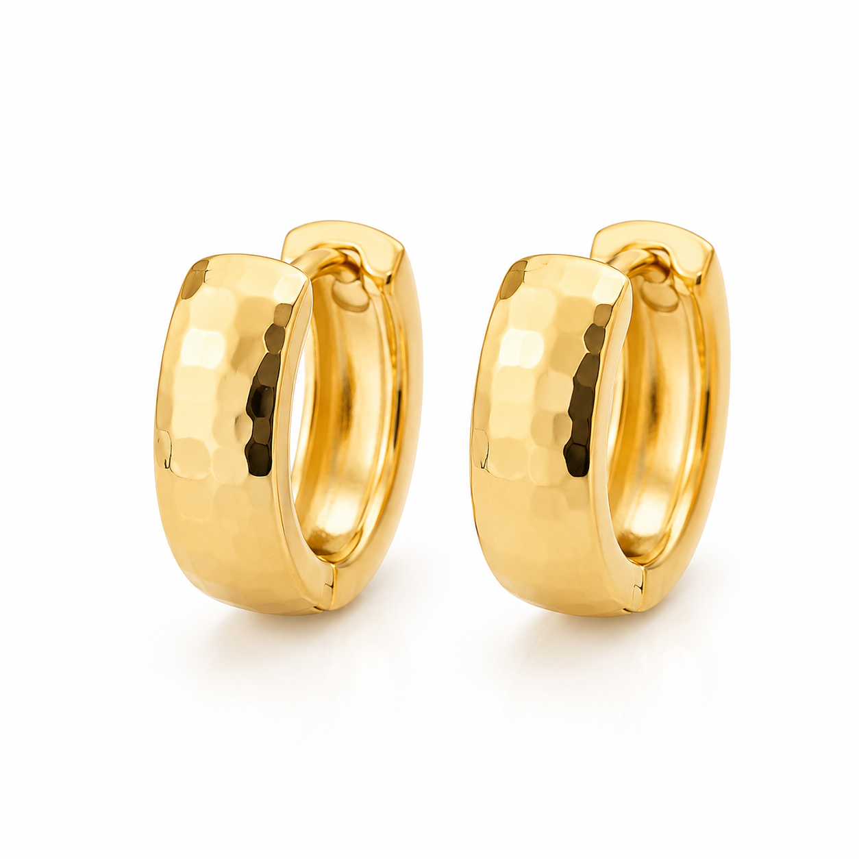 Textured Hoop Earrings