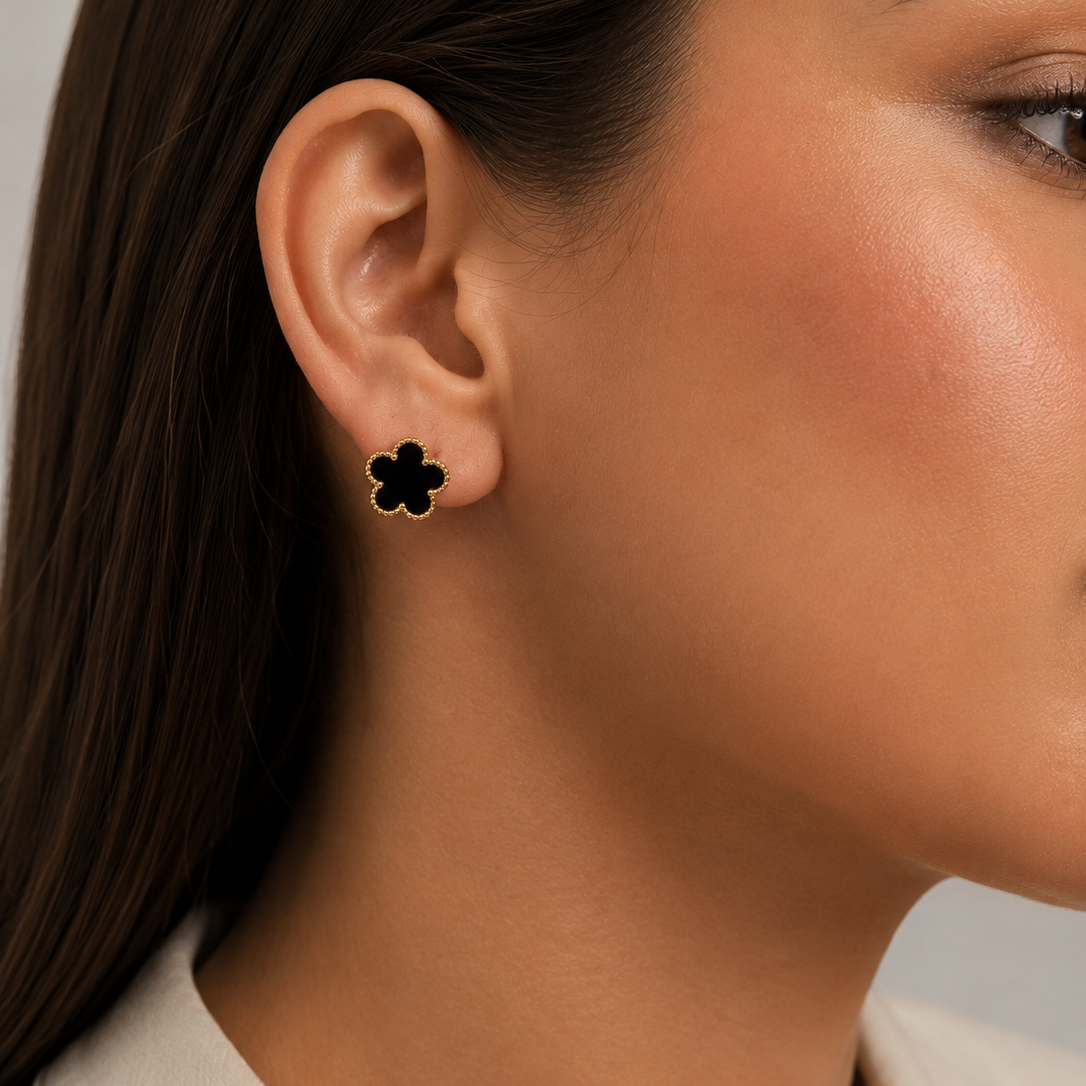 Noir Fleur Jewellery Set