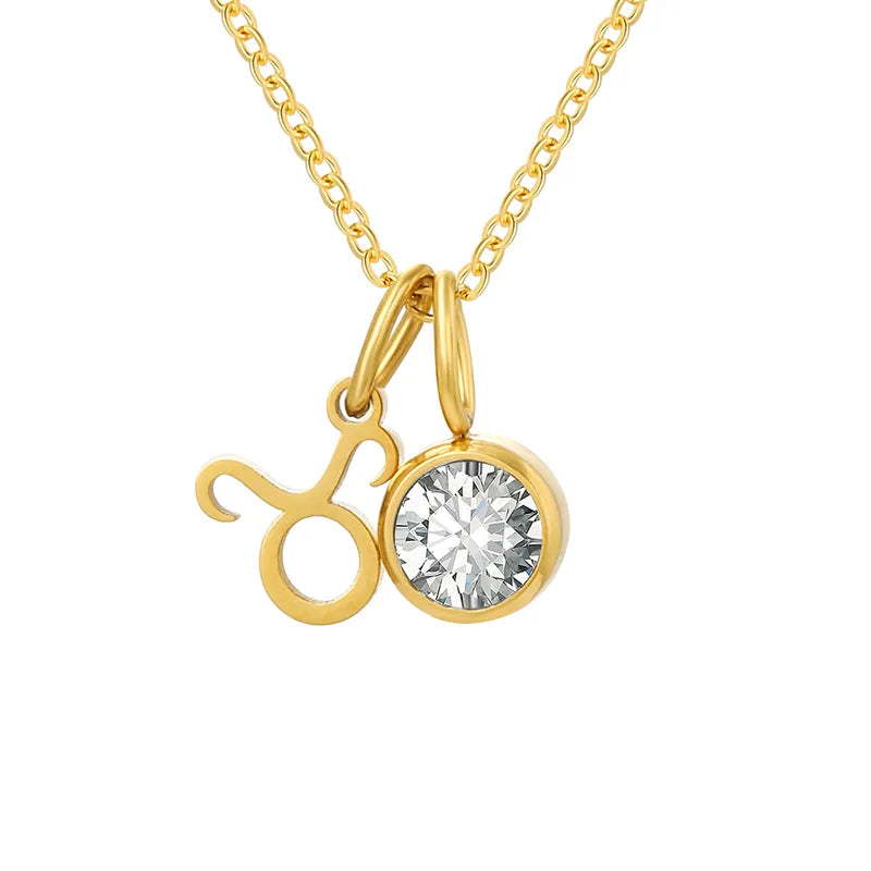 Zodiac Birthstone Necklace