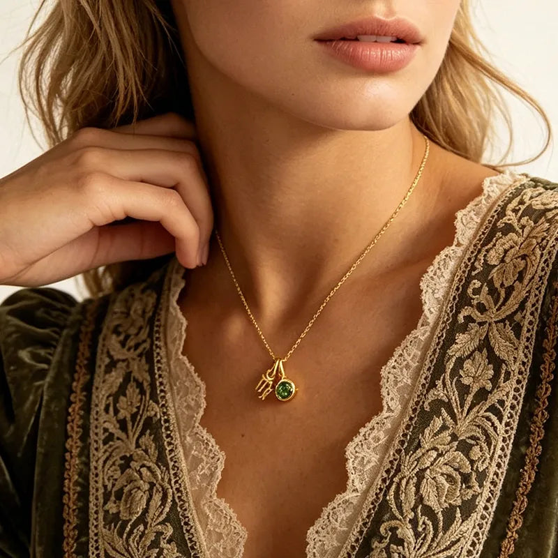 Zodiac Birthstone Necklace