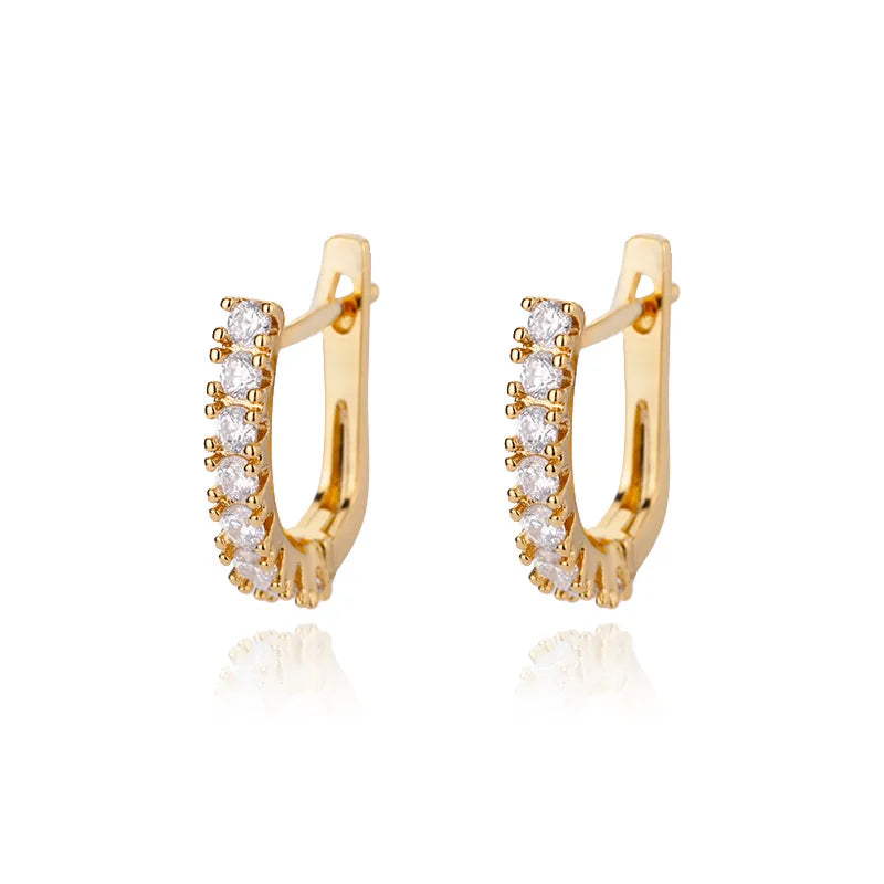 Crystal Hoop Earrings