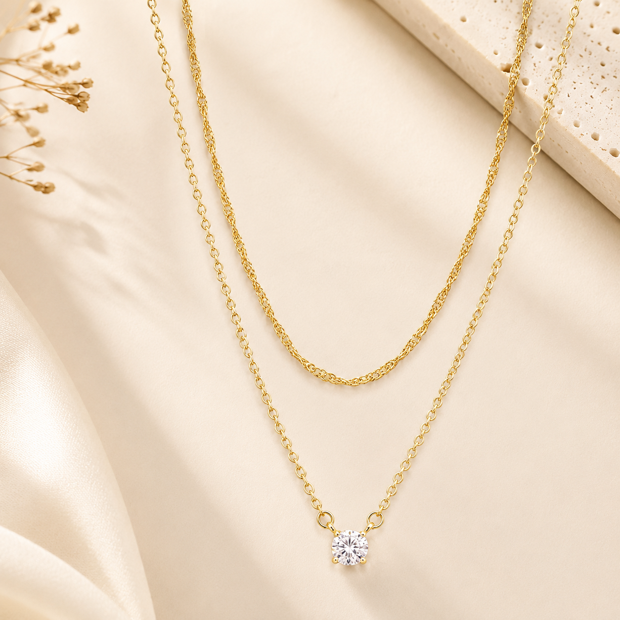 Aria Layered Necklace Set